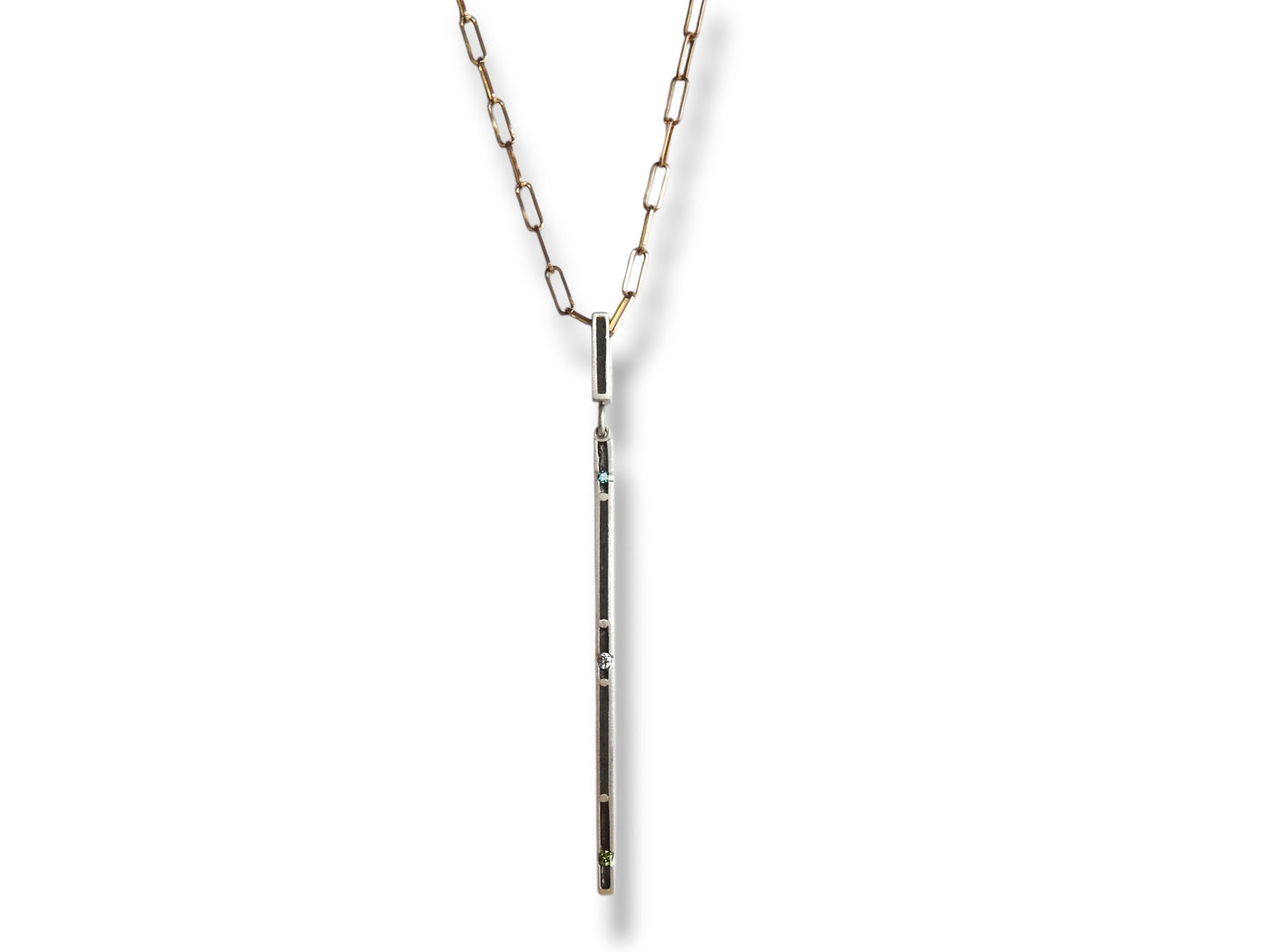 Pencil limestone inlay