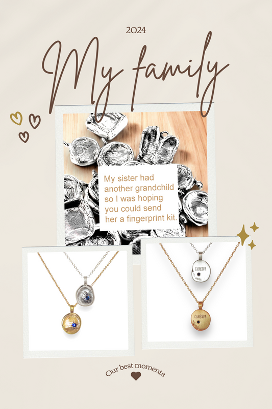 Organic Fingerprint jewellery