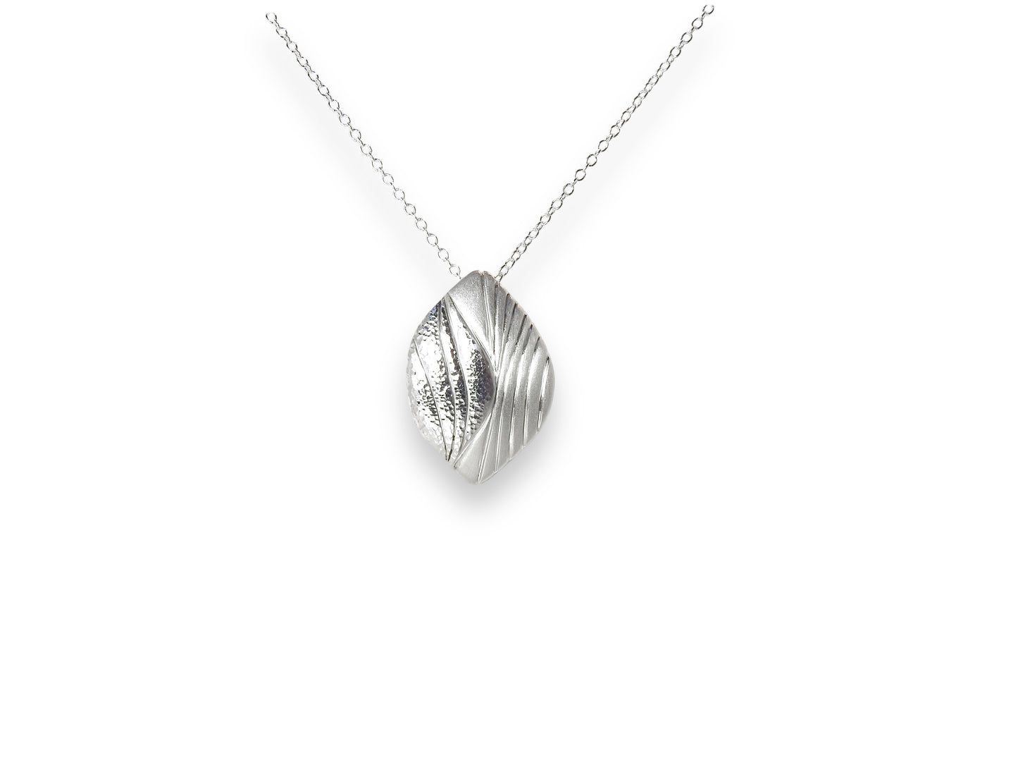 Layered leaf necklace, by ZEALmetal, Nicole Horlor, in Kingston, ON, Canada
