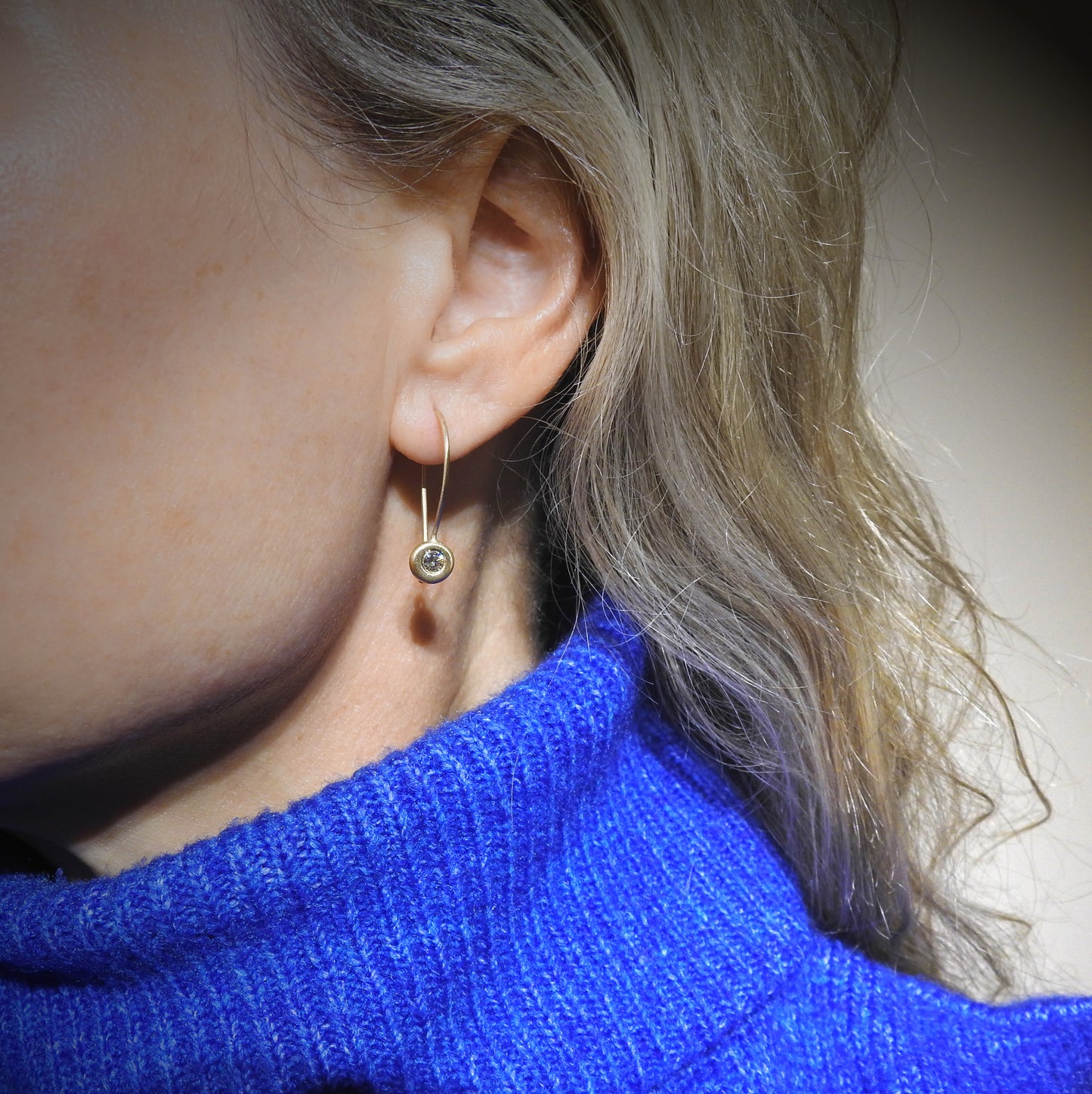 Pebble hoops are a lovely, must have, everyday, or dressed up, soft hoop earrings, with closure back. Simple, elegant, classic, with great movement to show off your sparkle, By ZEALmetal, Nicole Horlor, in Kingston, ON, Canada