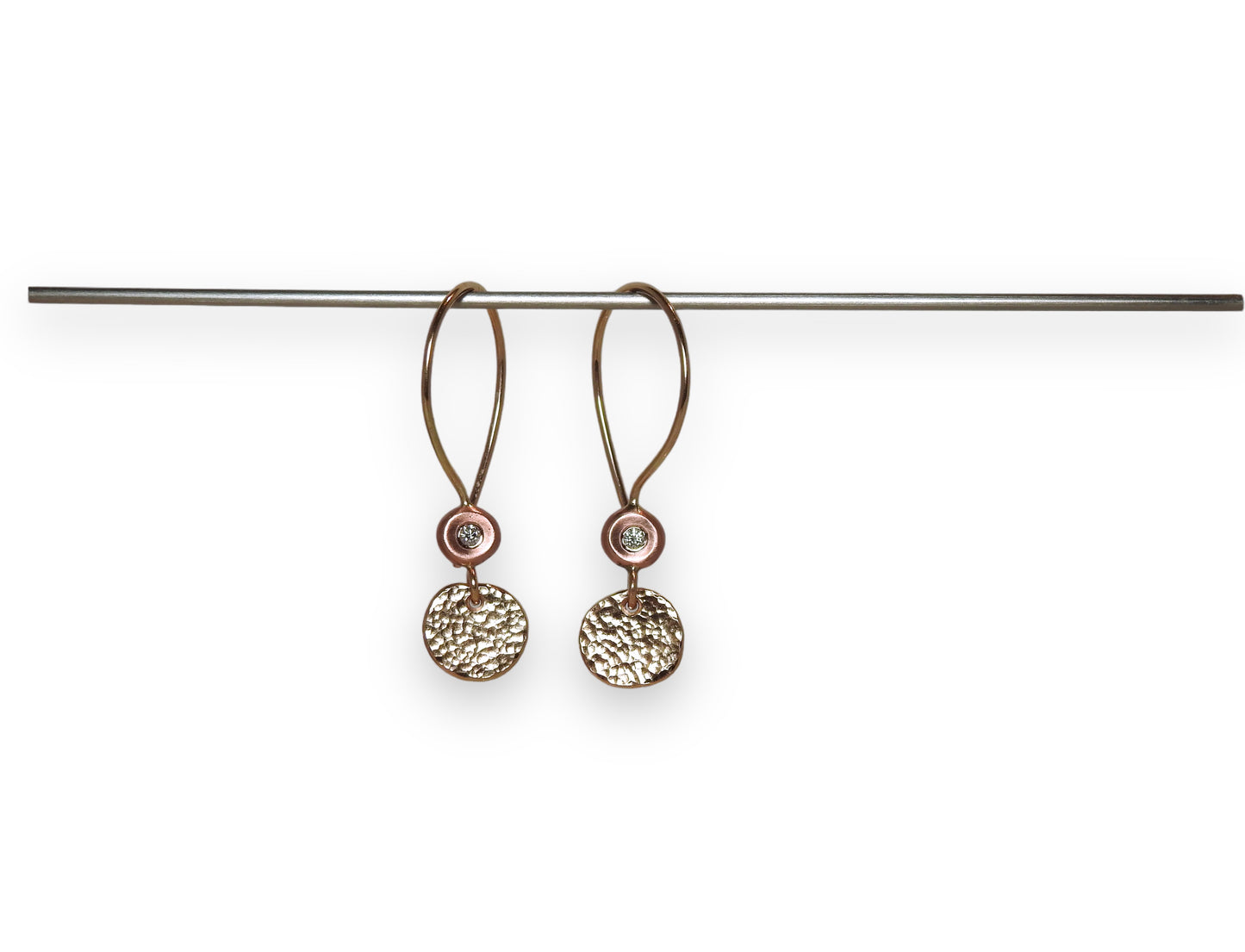 Diamond in the rough hoops with sun disc