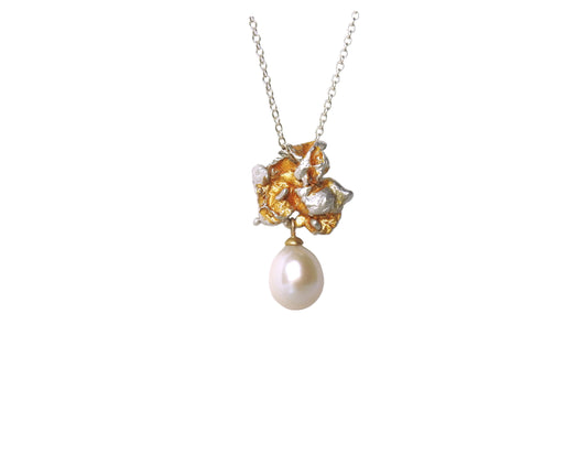 Pearl drop pendant by ZEALmetal, Nicole Horlor, in Kingston, ON, Canada