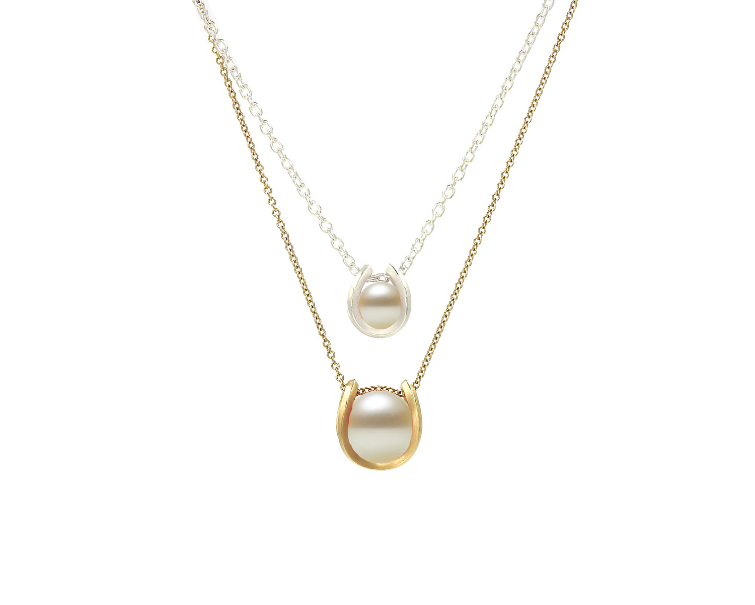 Magnetism Akoya pearl necklace, by ZEALmetal, Nicole Horlor, in Kingston, ON, Canada