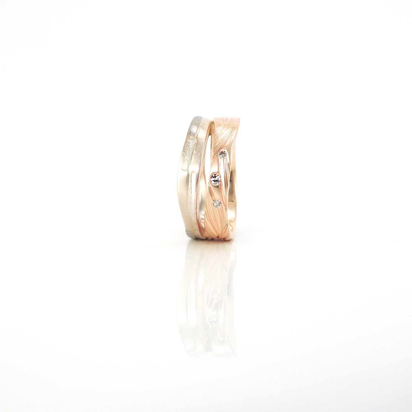 Custom handmade rings, by ZEALmetal, Nicole Horlor, in Kingston, ON, Canada