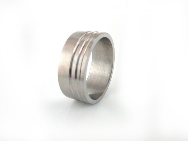 Three lined Stainless Steel