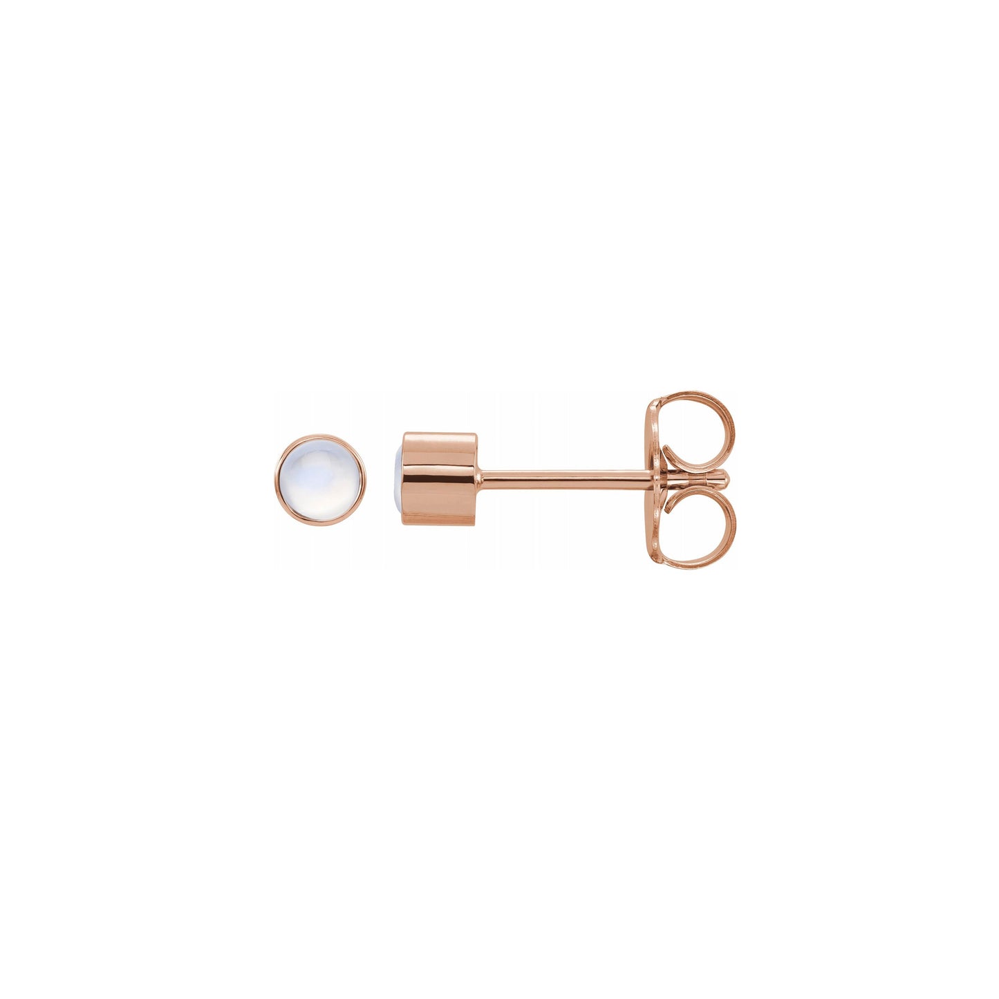 Moonstone studs