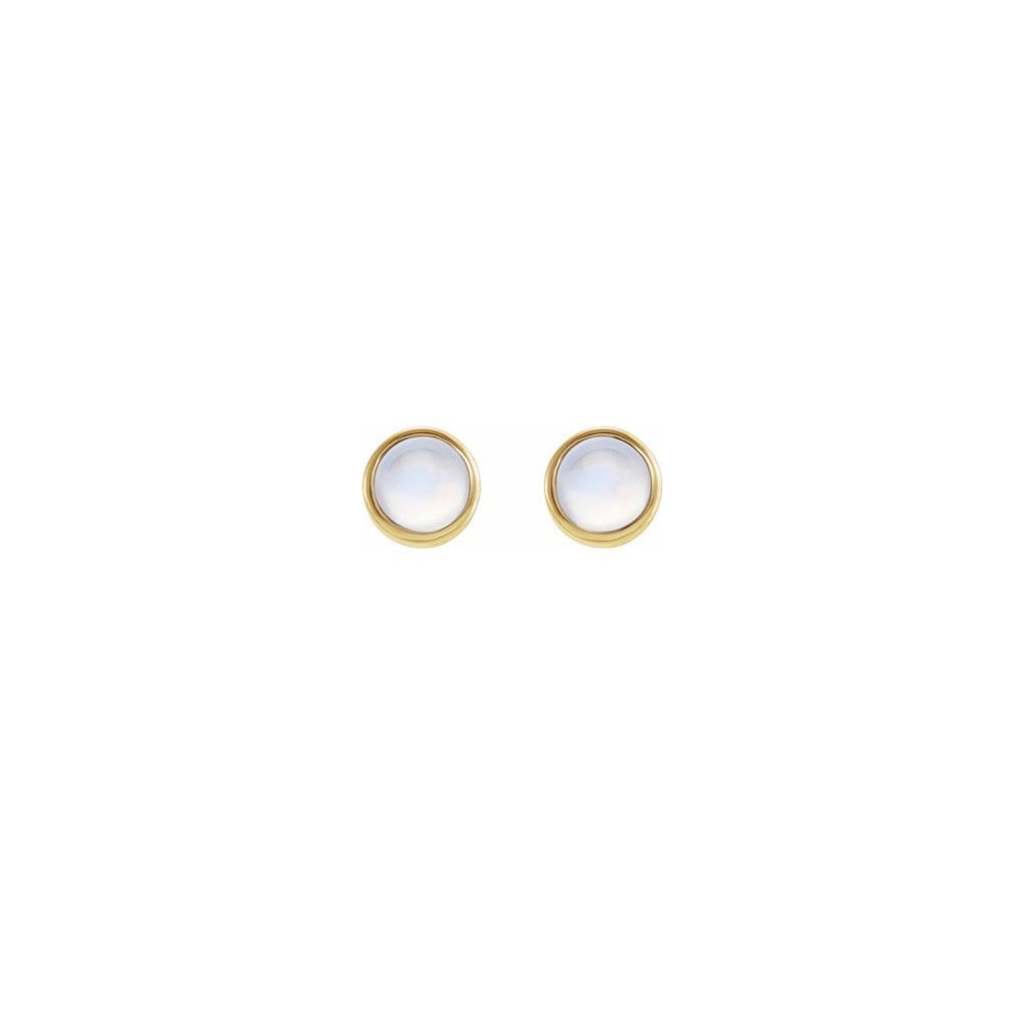Moonstone studs