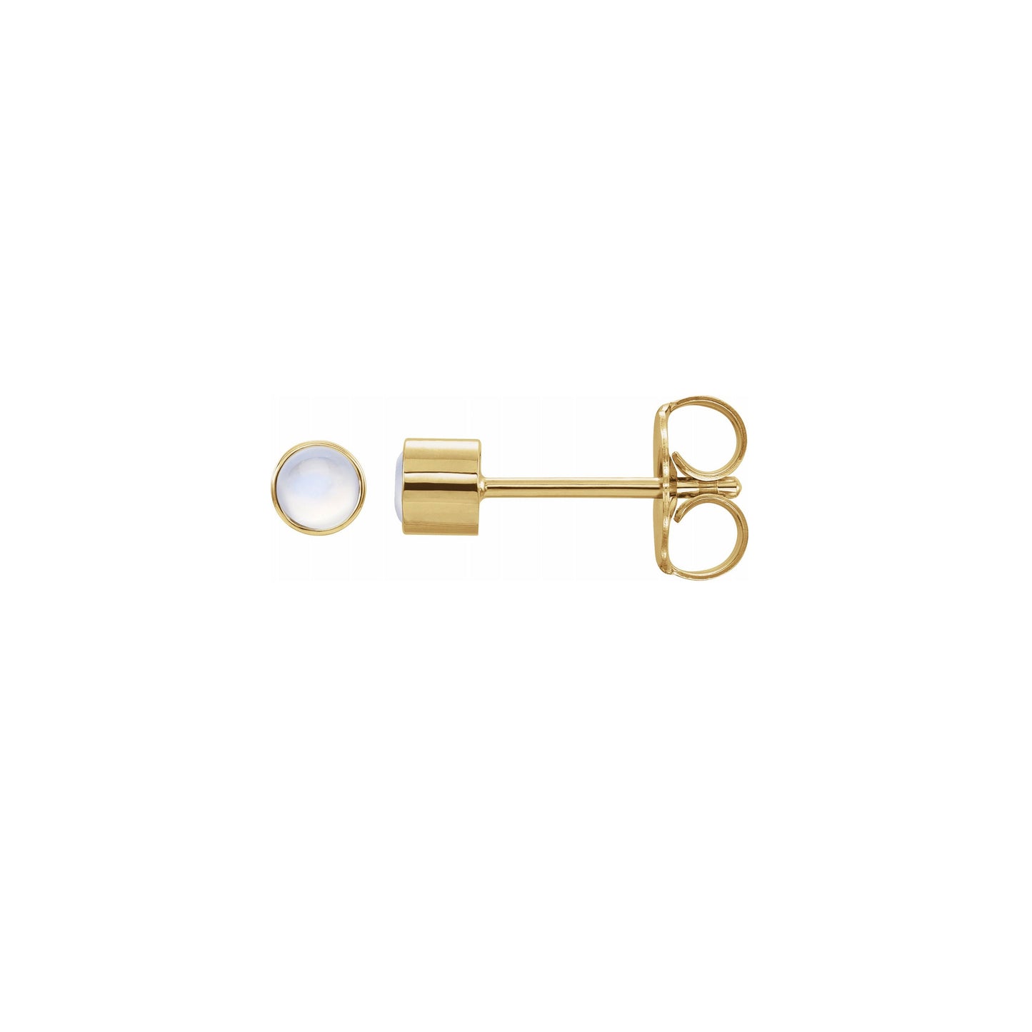 Moonstone studs