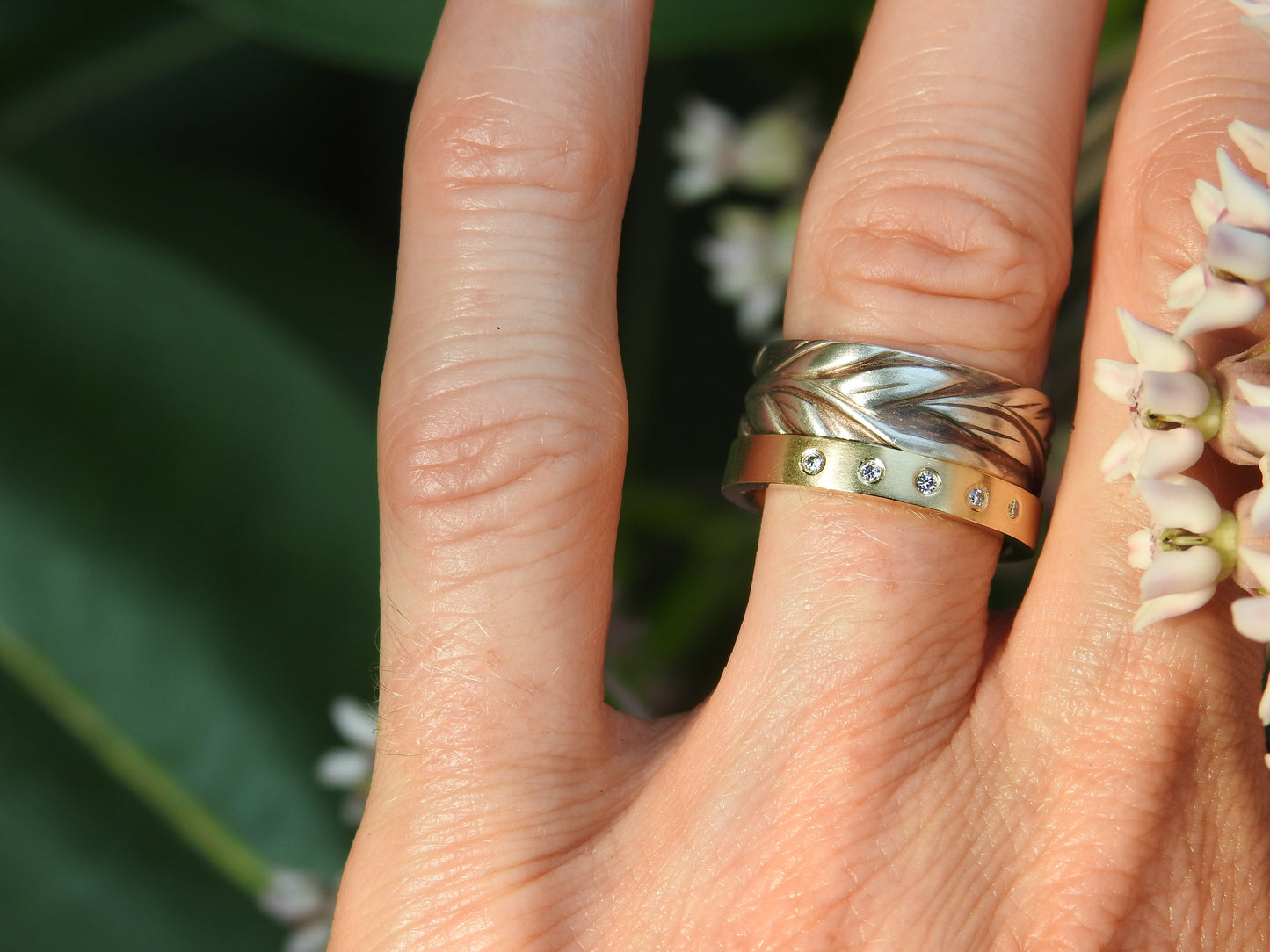 Sterling silver, Gold, Platinum, gemstone and diamond Rings, made by ZEALmetal, Nicole Horlor, Kingston, ON, Canada