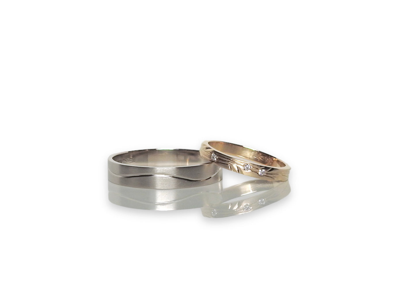 Bespoke wedding bands by ZEALmetal, Nicole Horlor, in Kingston, ON Canada