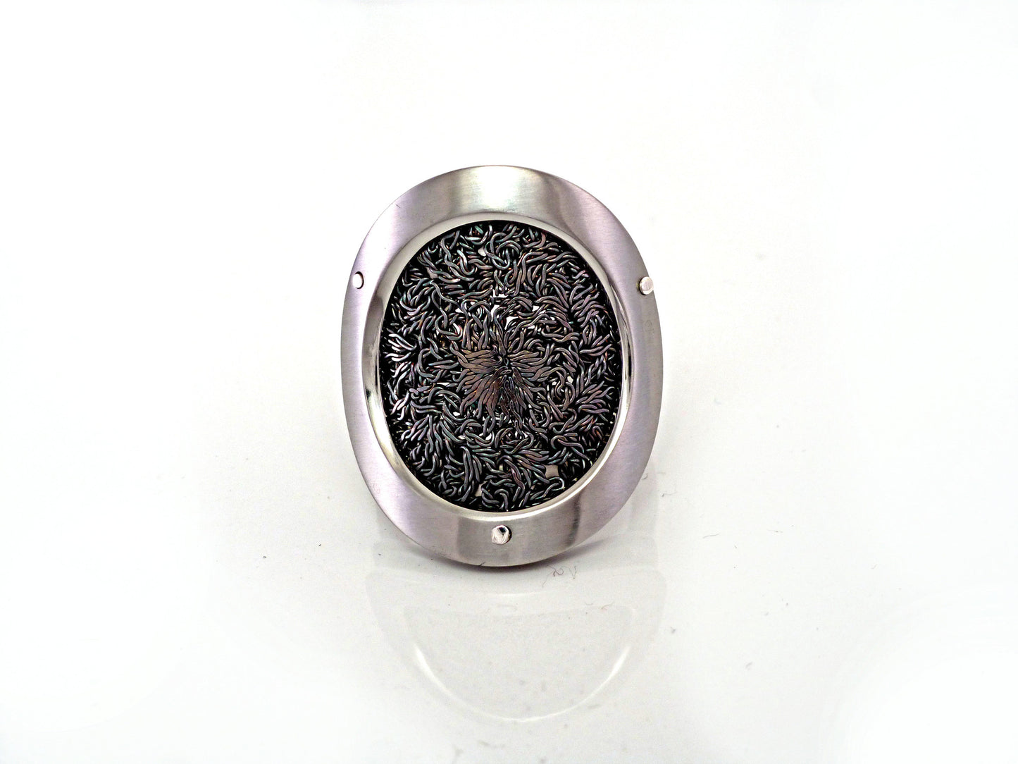 Captured Oxidized crochet