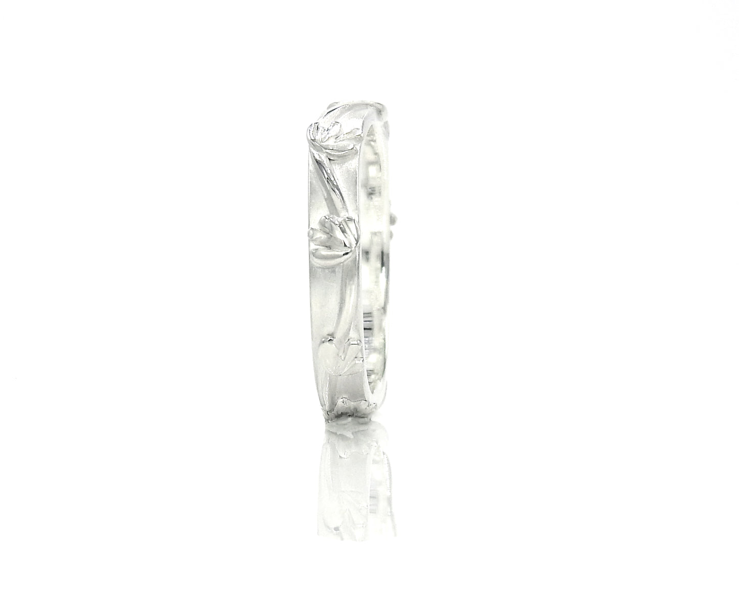 Into the garden "blossom" ring in gold or platinum, by ZEALmetal, Nicole Horlor, Kingston, ON, Canada