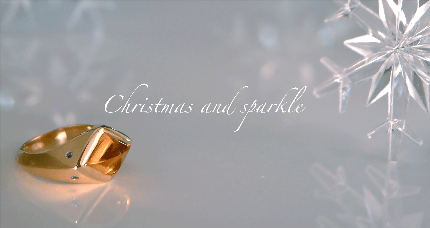 Citrine and sapphire