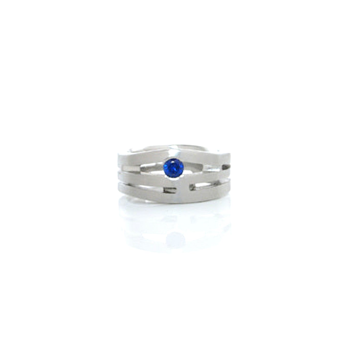 Unique sapphire bands by ZEALmetal, Nicole Horlor, in Kingston, ON, Canada