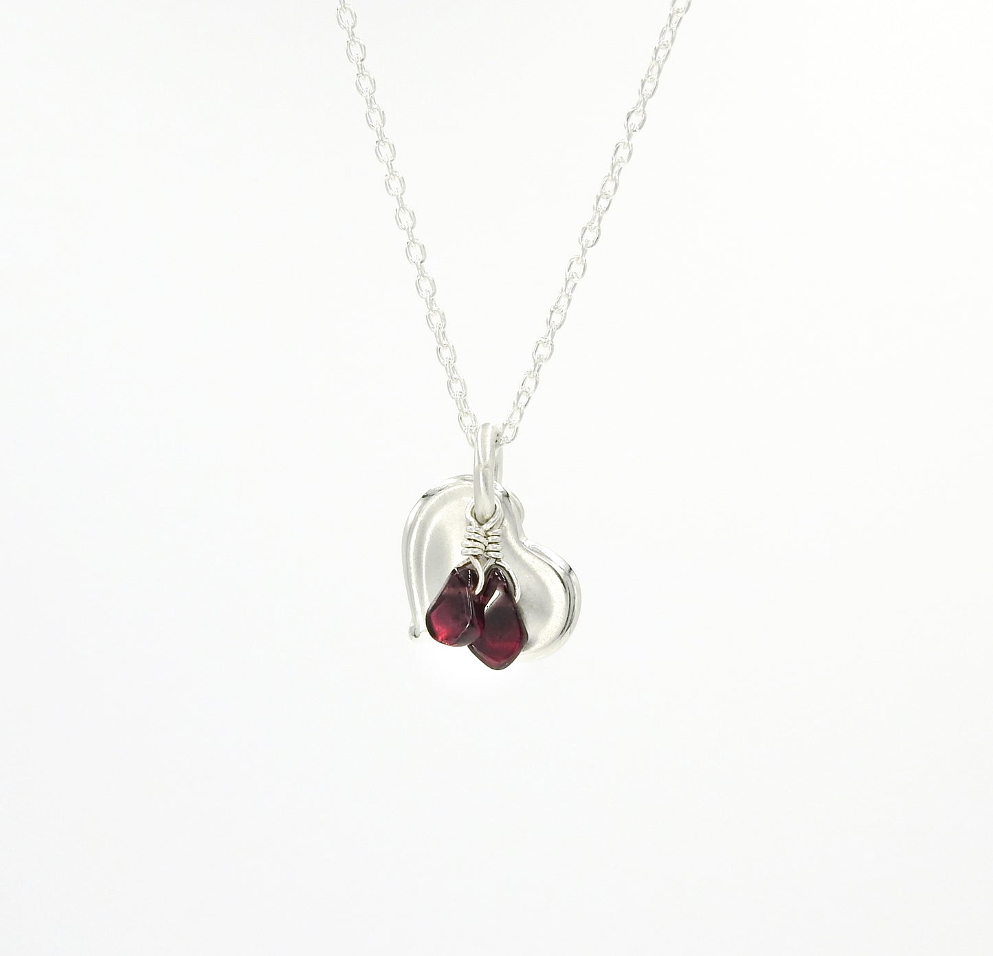 Heart necklace by ZEALmetal, Nicole Horlor, in Kingston, ON Canada