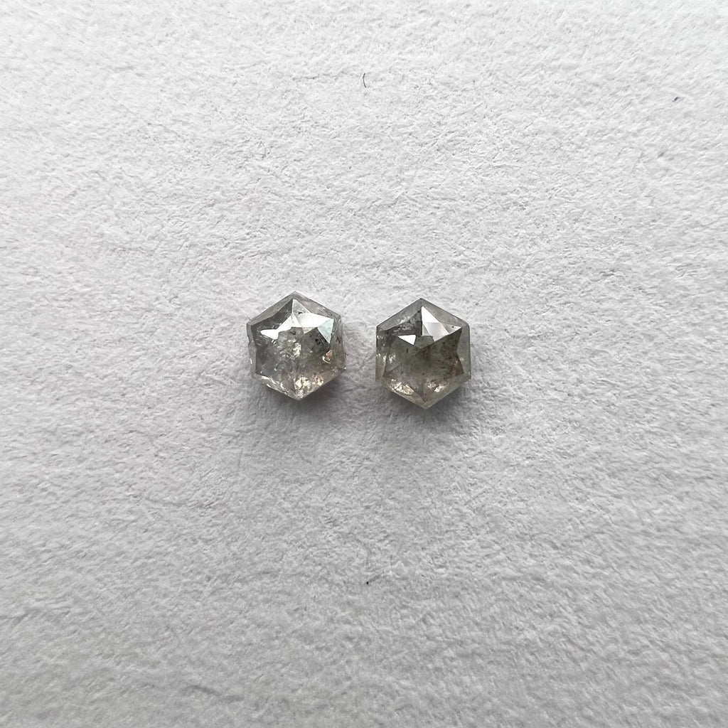 Hexagon shape rosecut set