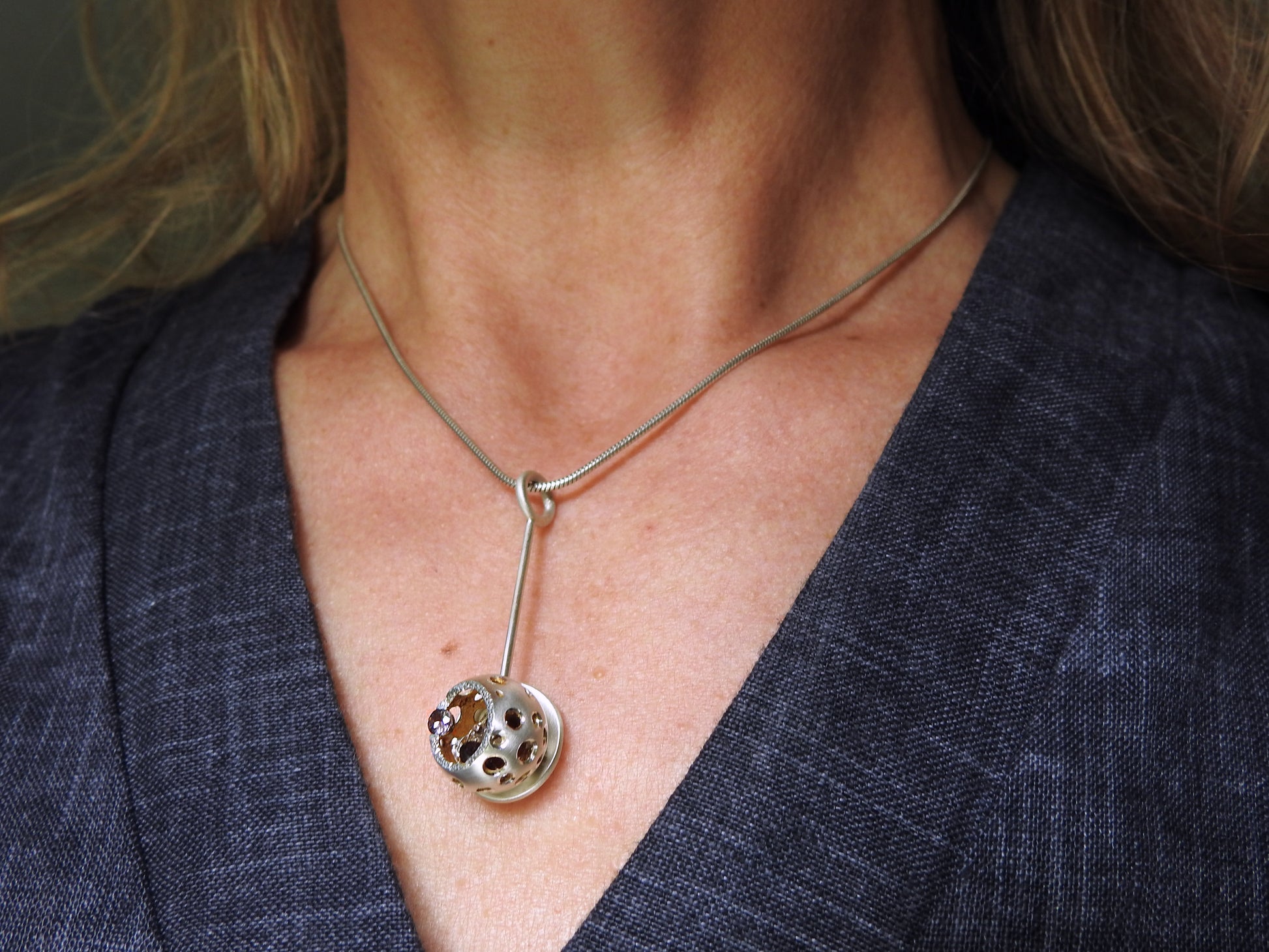 Necklaces made by ZEALmetal, Nicole Horlor, Kingston, ON, Canada  Edit alt text