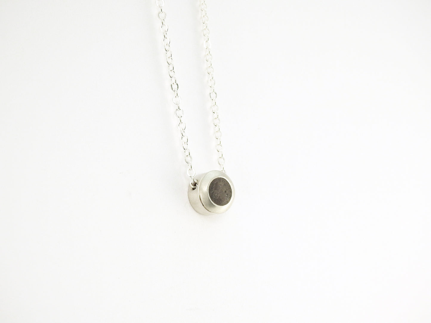 Handcrafted jewellery with Kingston limestone by ZEALmetal, Nicole Horlor, Kingston, ON, Canada