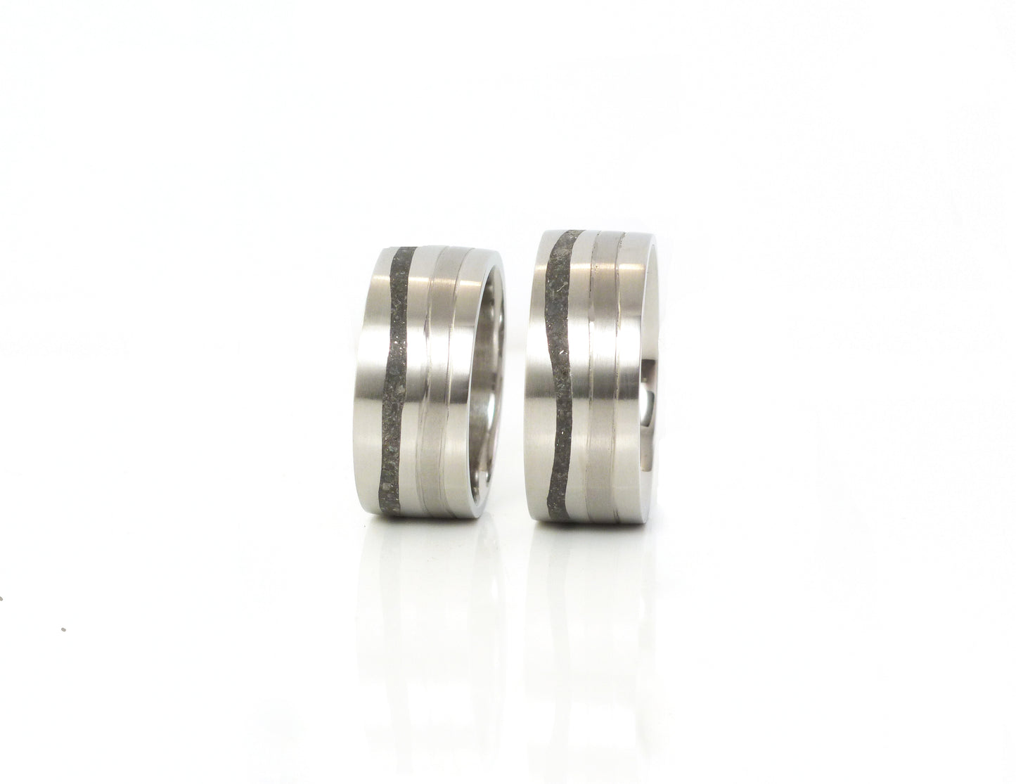 Limestone and Tantalum inlay