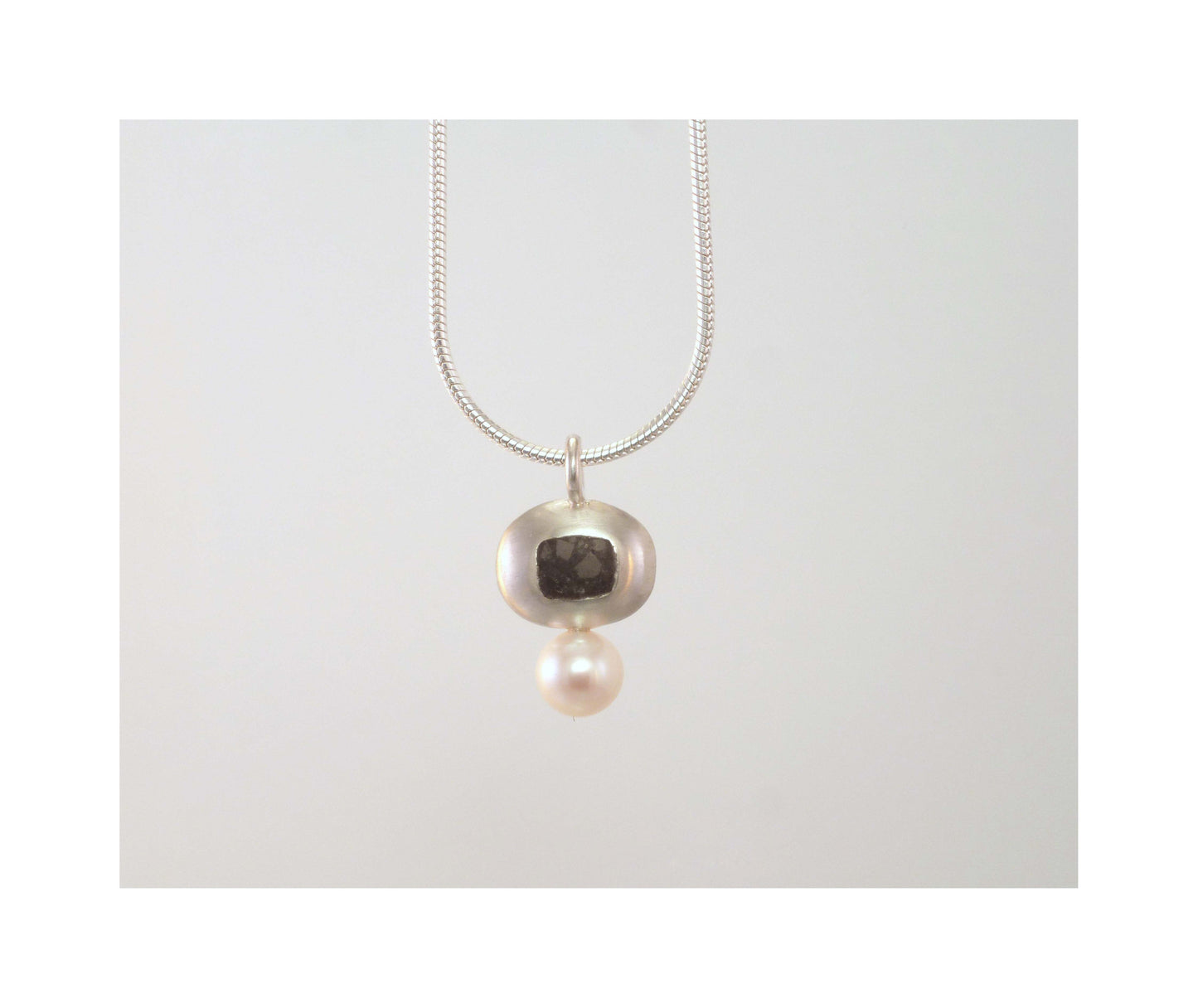 soft oval limestone inlay