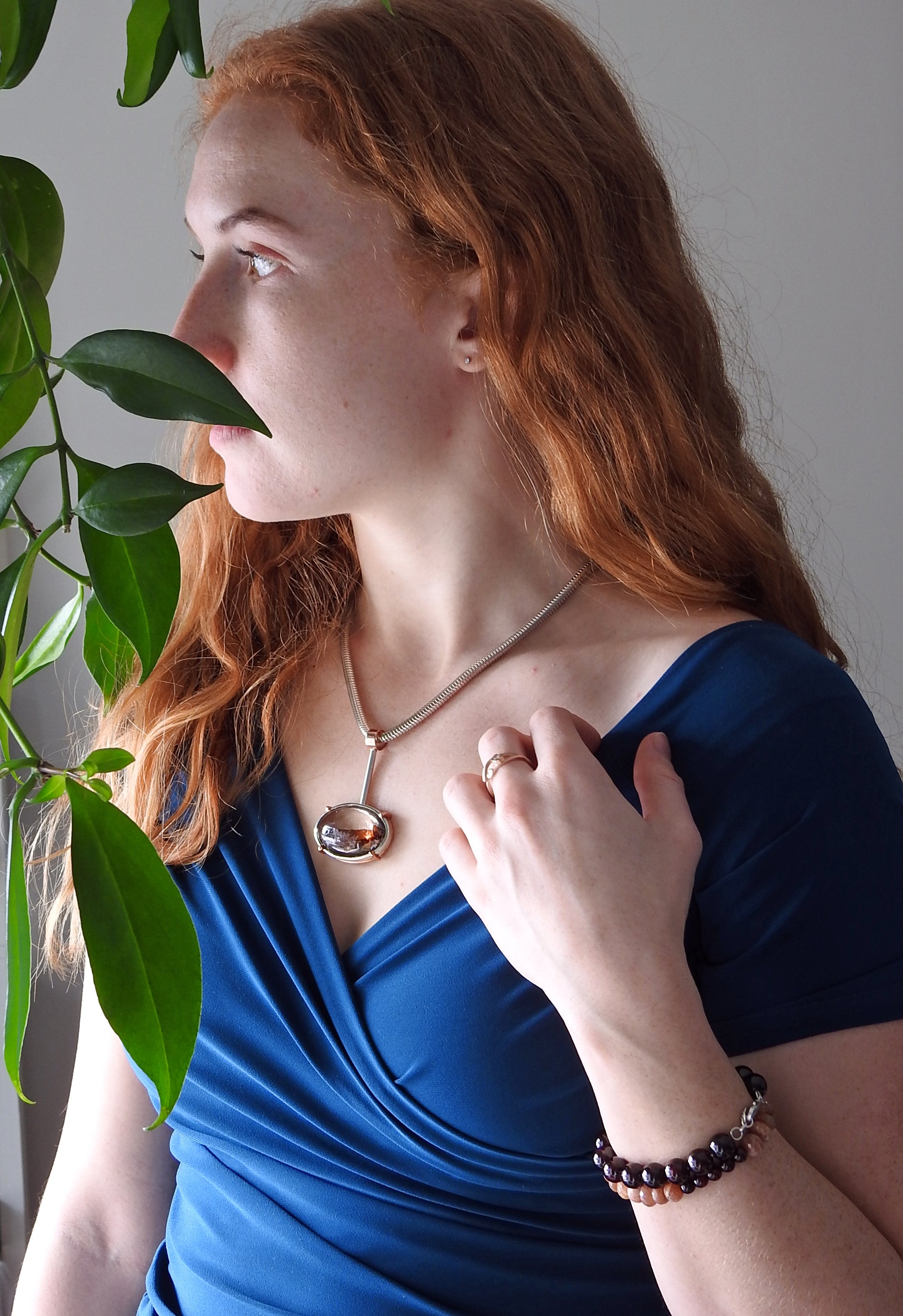ZEALmetal look, combining , Necklace, bracelet,  ring,  and Canadian diamond earrings by ZEALmetal, Nicole Horlor, in Kingston, ON, Canada