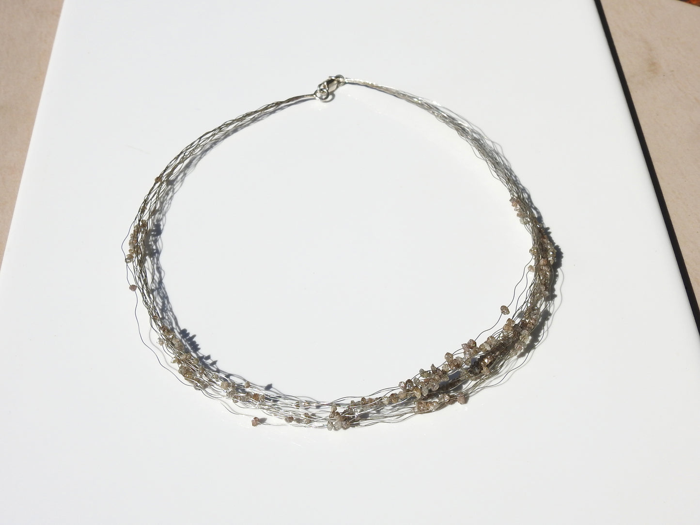 Raw diamond cable