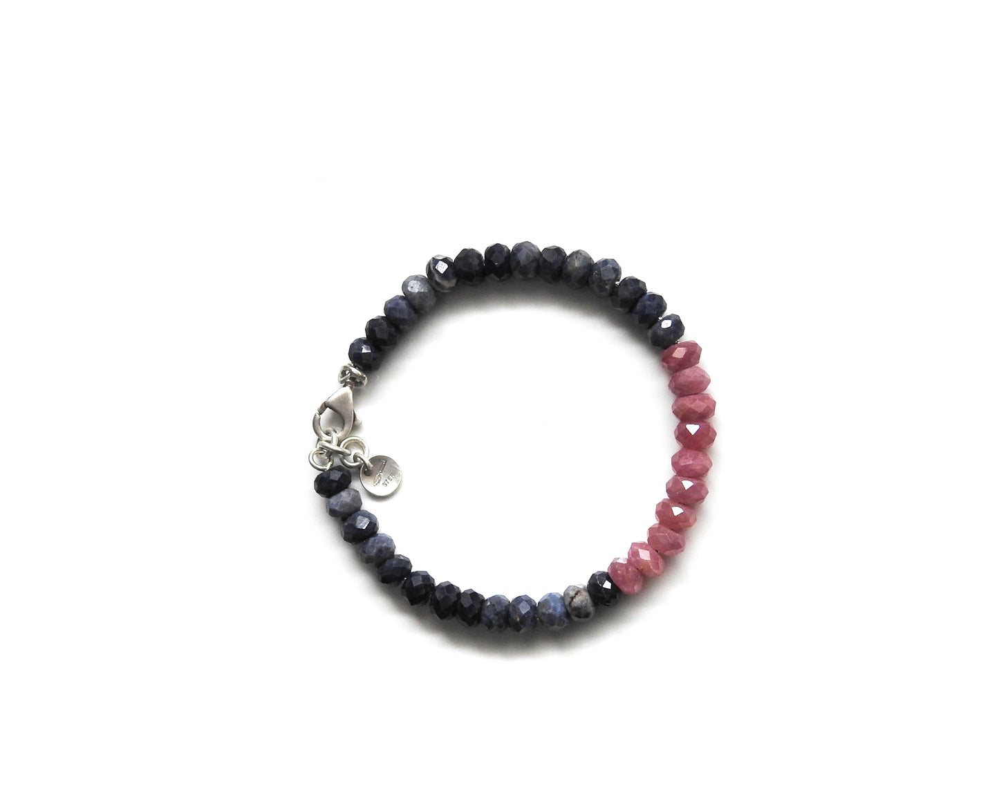 Sapphire and ruby bracelet by ZEALmetal, Nicole Horlor, in Kingston, ON, Canada