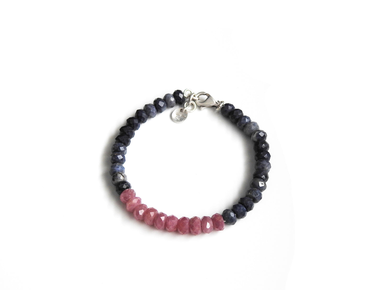 Sapphire and ruby bracelet by ZEALmetal, Nicole Horlor, in Kingston, ON, Canada