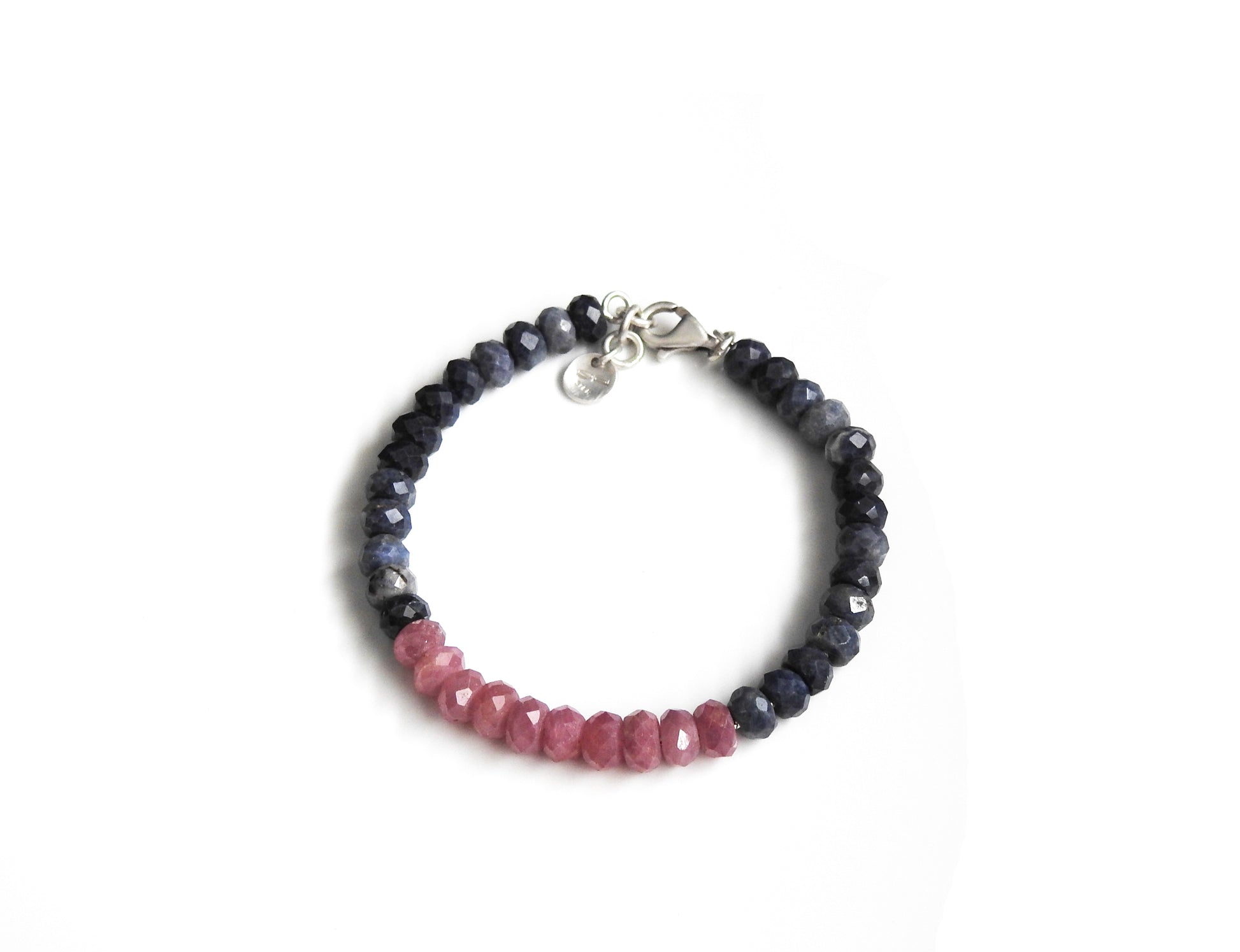 Sapphire and ruby bracelet by ZEALmetal, Nicole Horlor, in Kingston, ON, Canada