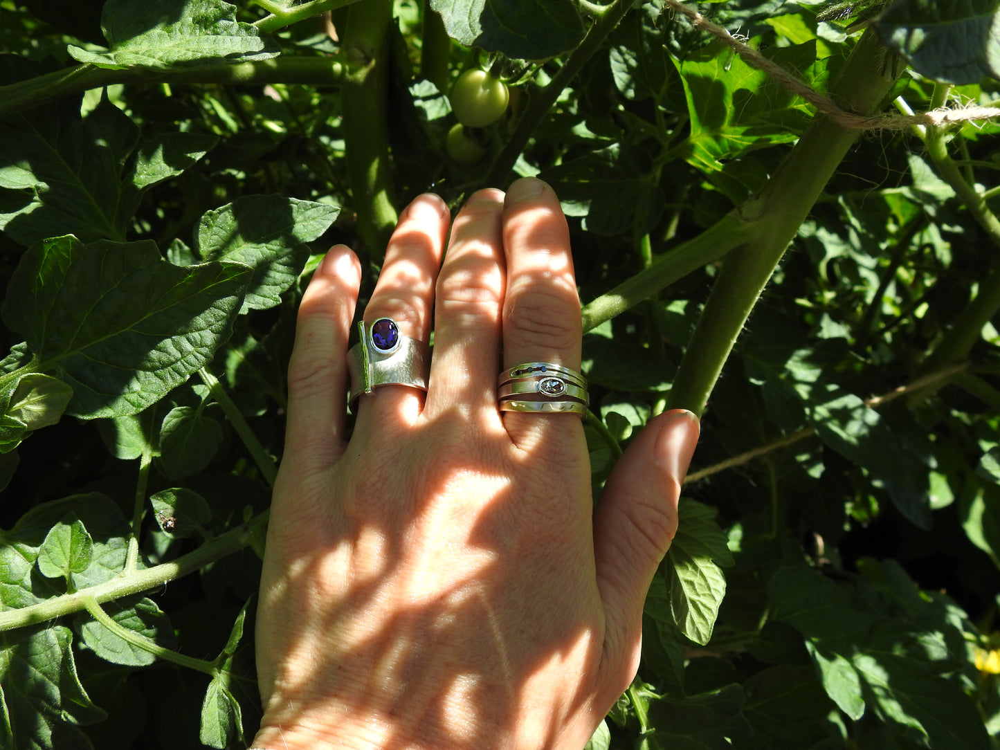 Sterling silver, Gold, Platinum, gemstone and diamond Rings, made by ZEALmetal, Nicole Horlor, Kingston, ON, Canada