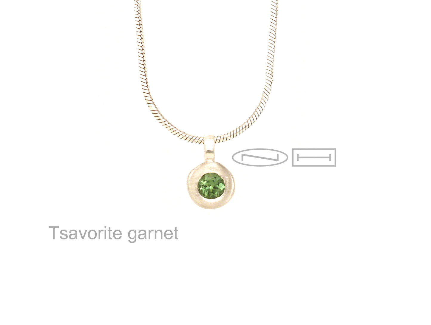 Organically you - tsavorite garnet