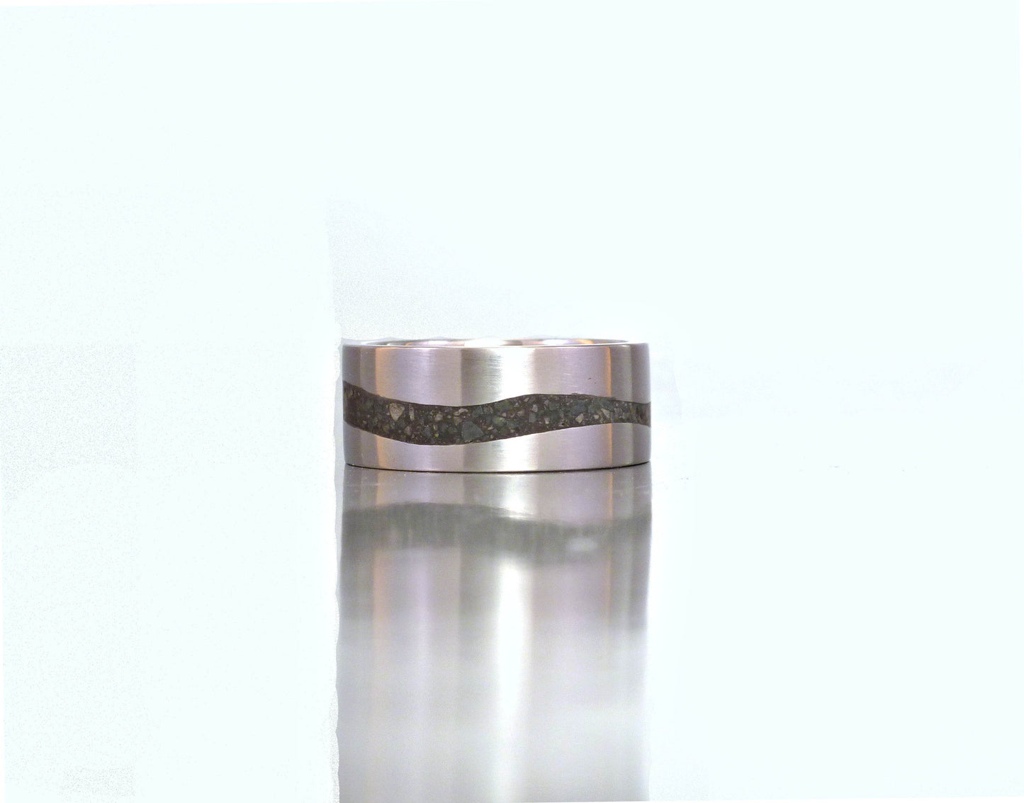 Limestone wave inlay (SOLD)