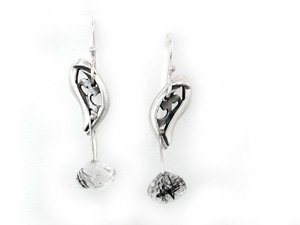 Paisley with rutilated quartz