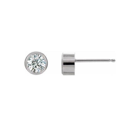 .50ct VS F+ CanadaMark™ Hearts & Arrows platinum studs