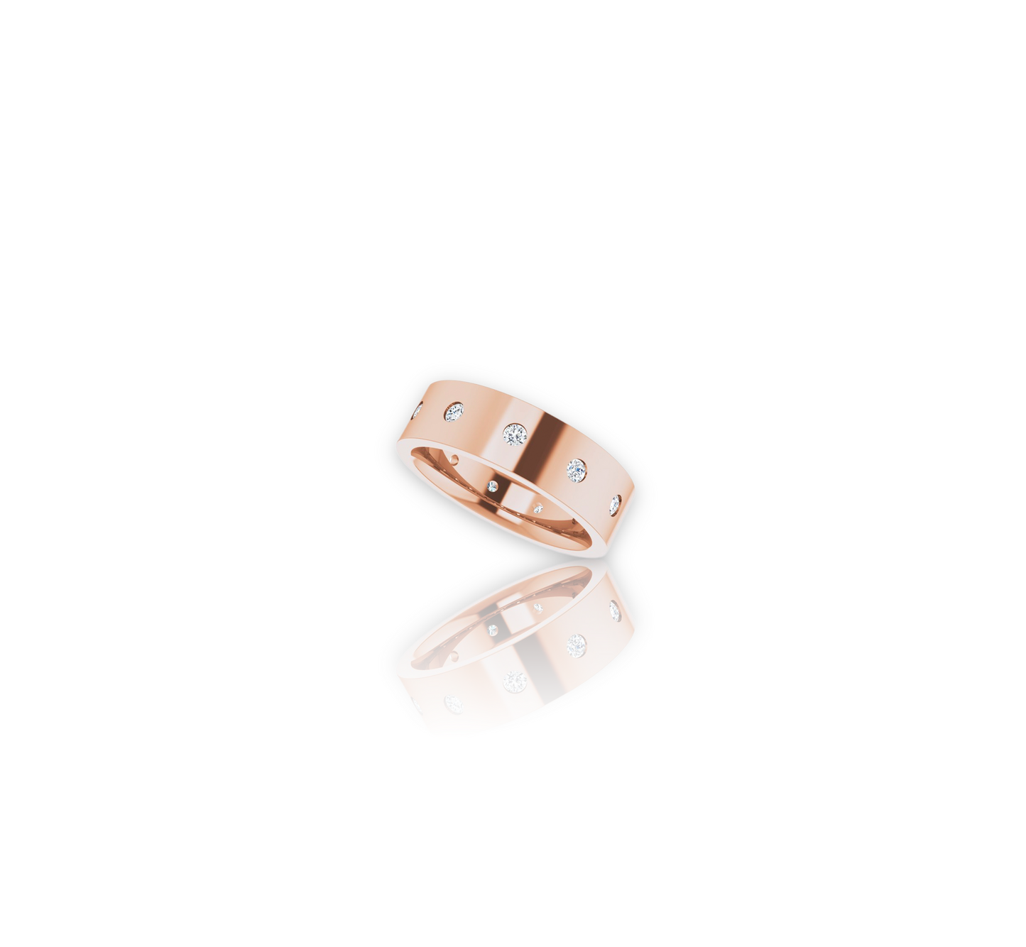Linear and space with sparkle