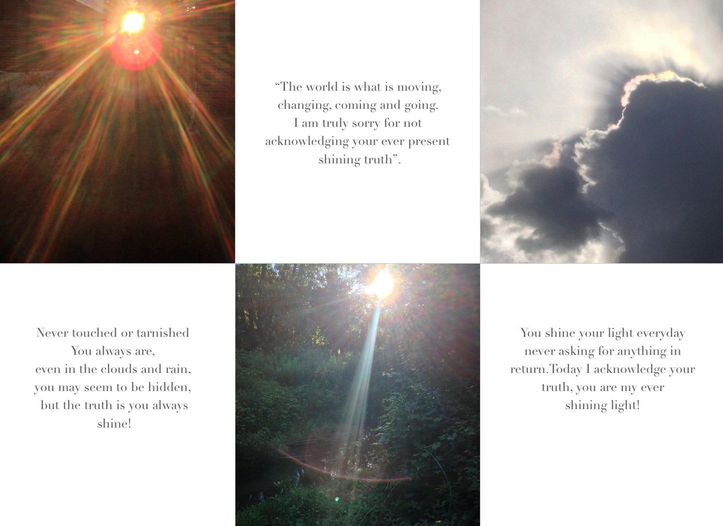 Sun Story . . .Awareness