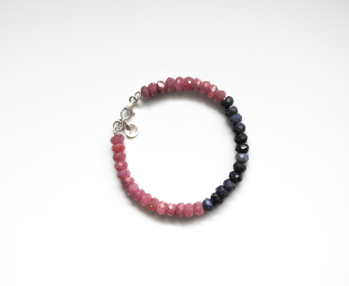 Ruby and sapphire bracelet by ZEALmetal, Nicole Horlor, in Kingston, ON, Canada