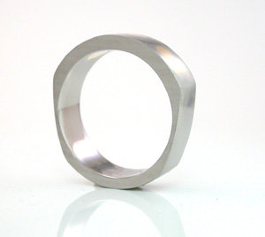 Tapered square With gold rivits