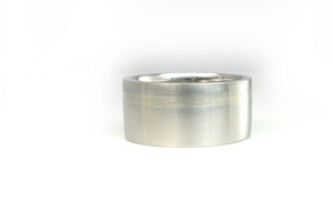 Stainless steel and 18kt white