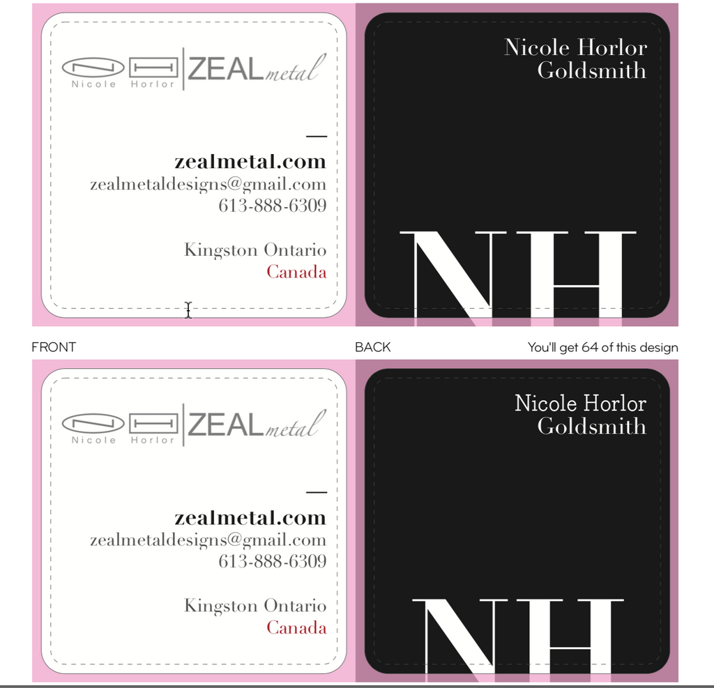 New Business cards in the making...