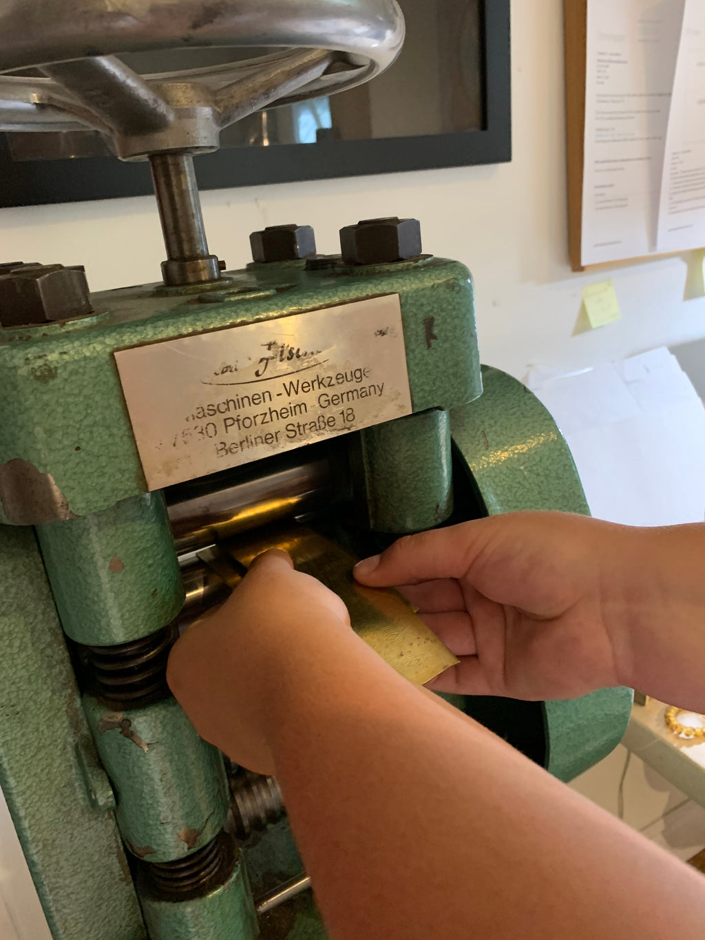 Roller printing workshop for my niece