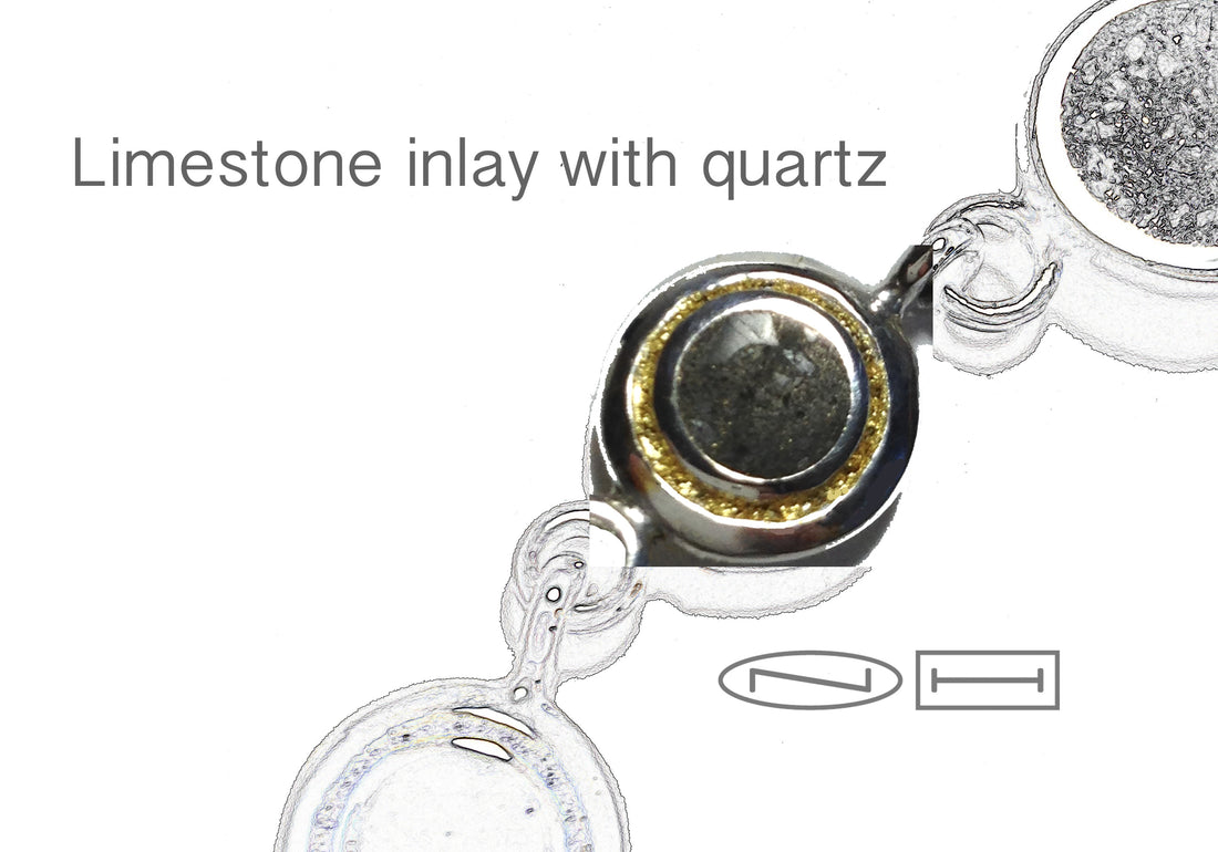 Limestone and quartz