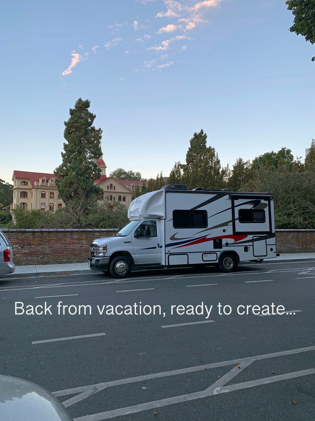 Back from a wonderful vacation ready to get making...