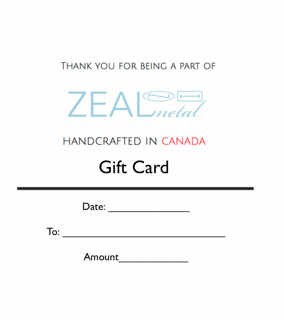 ZEALmetal gift card