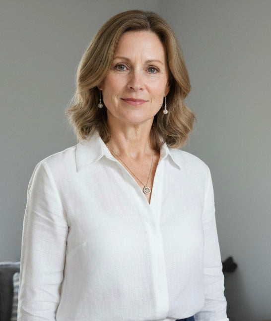 Celestial crochet ball necklace