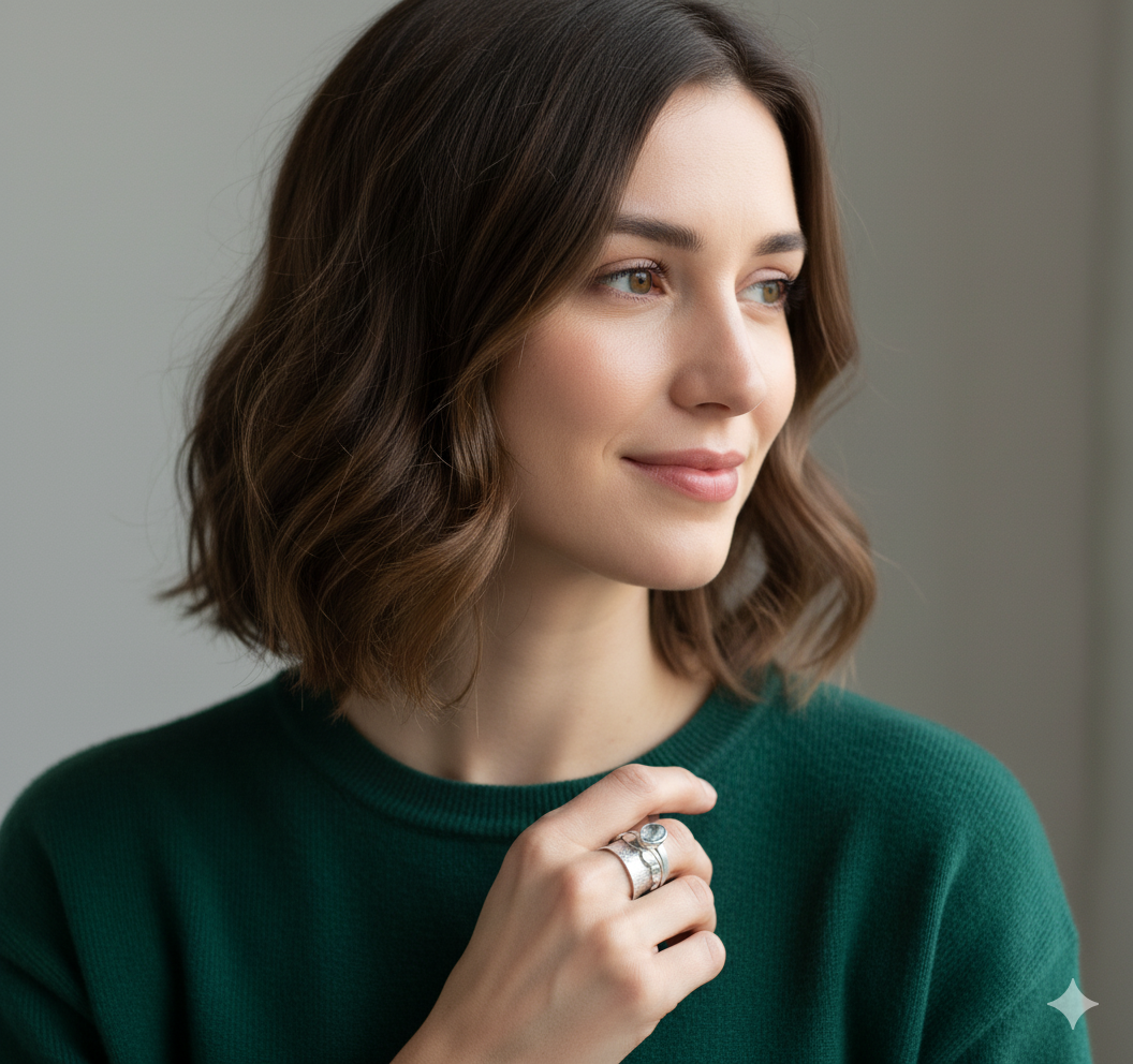 Leaf limestone inlay stacker