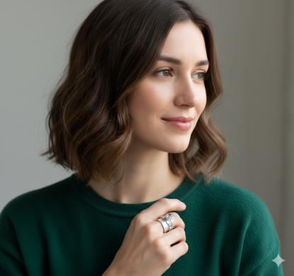 Leaf limestone inlay stacker