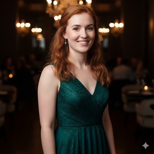 Grey/green baroque with tourmaline