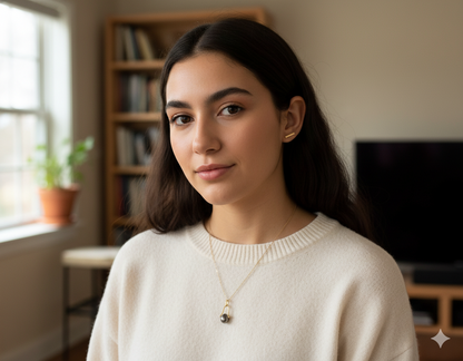 Baroque Tahitian pearl pendant