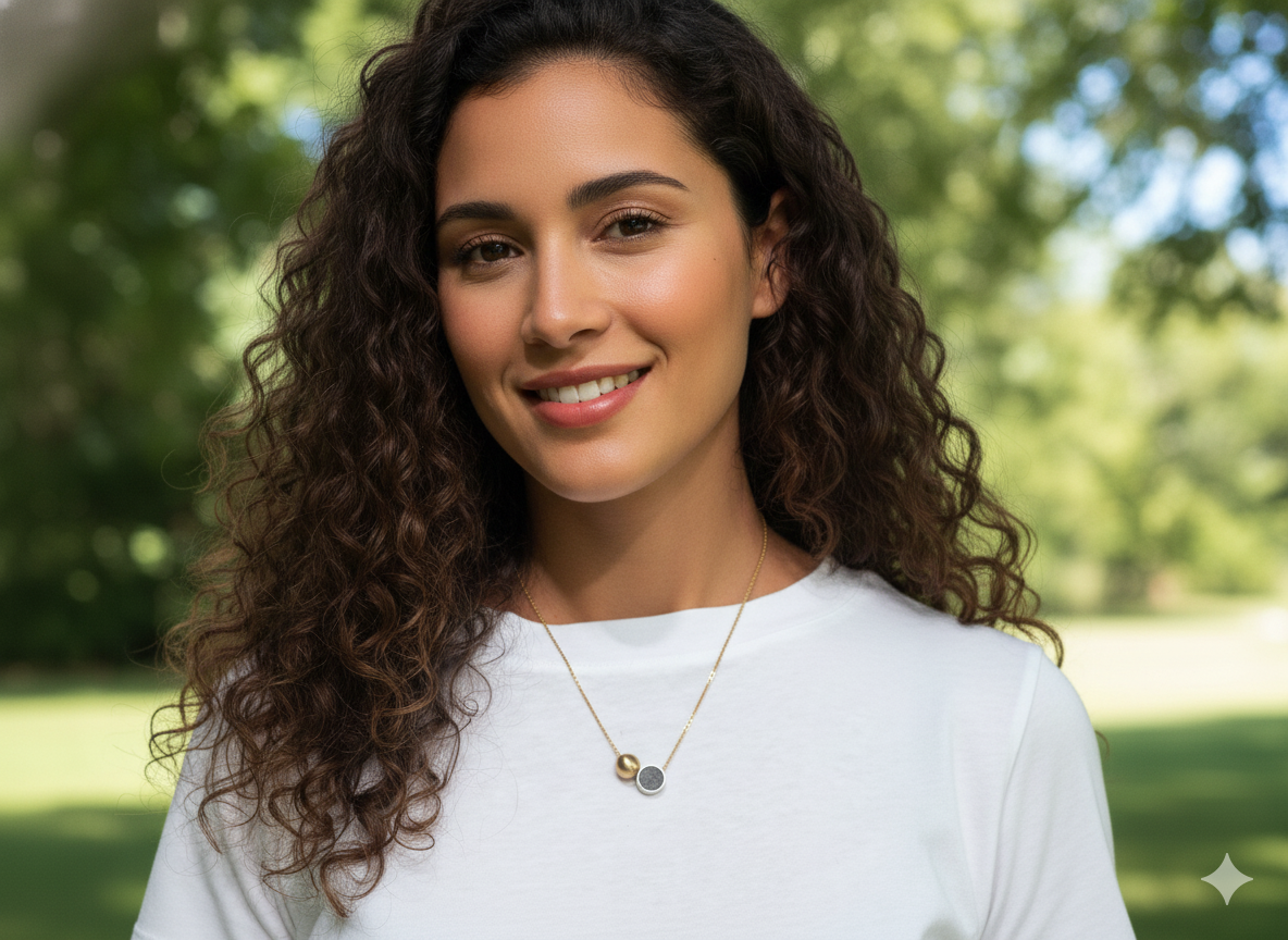 Limestone floater with sun